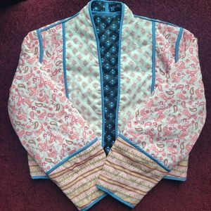 Trending reversible quilted jacket